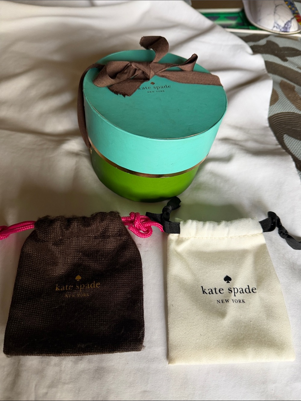 Kate Pade Box and Two Jewelry Bags